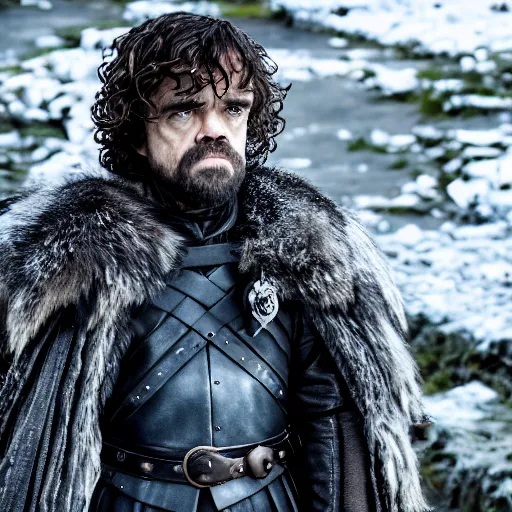 Image similar to peter dinklage as jon snow in game of thrones