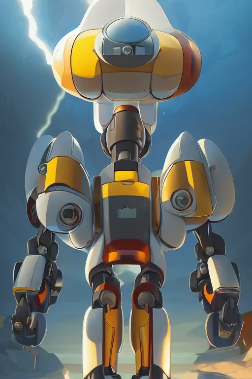 Image similar to metabots medabots medarotto medarot robot minimalist comics, behance hd by jesper ejsing, by rhads, makoto shinkai and lois van baarle, ilya kuvshinov, rossdraws global illumination ray tracing hdr radiating a glowing aura