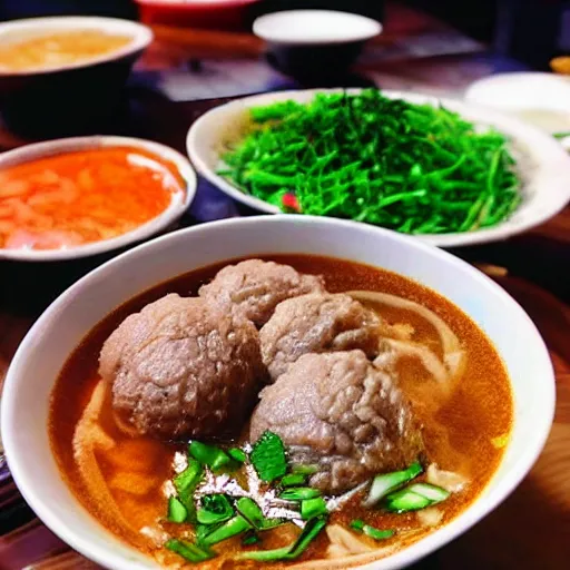 Image similar to giant bakso inside bowl