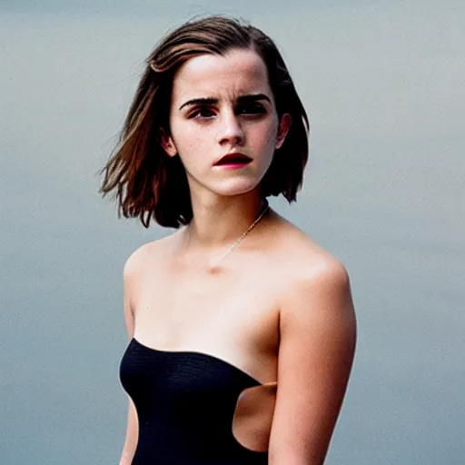 Prompt: 35mm film still of Emma Watson