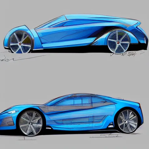 Car Design Drawings | Developing Awesome Line Quality