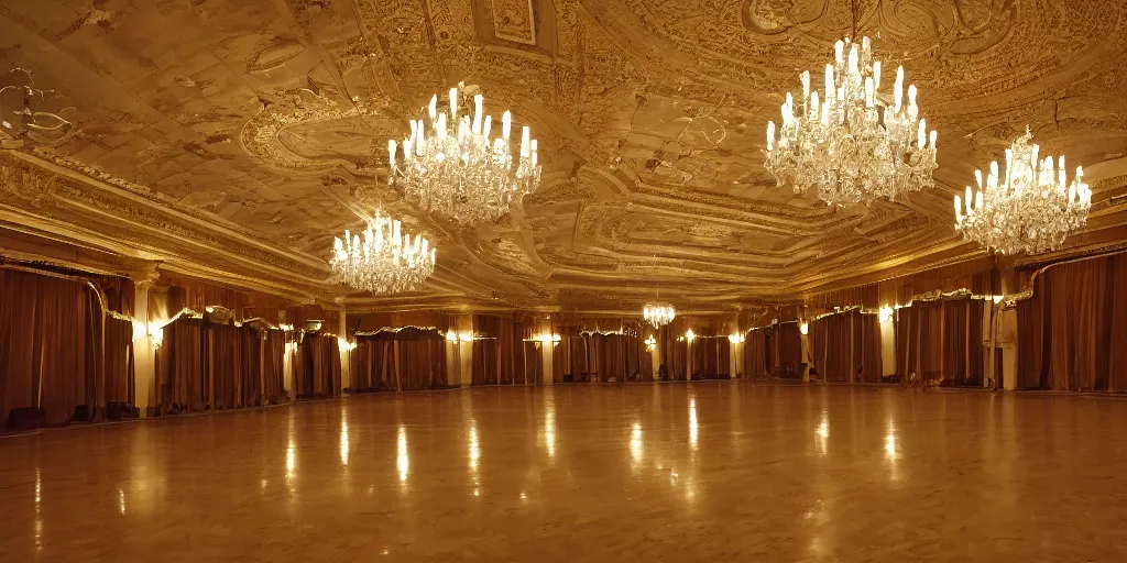 Image similar to interior palace ballroom, symmetrical, backdrop,