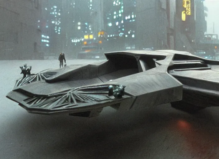 Image similar to vehicle from the 2012 science fiction film Blade Runner