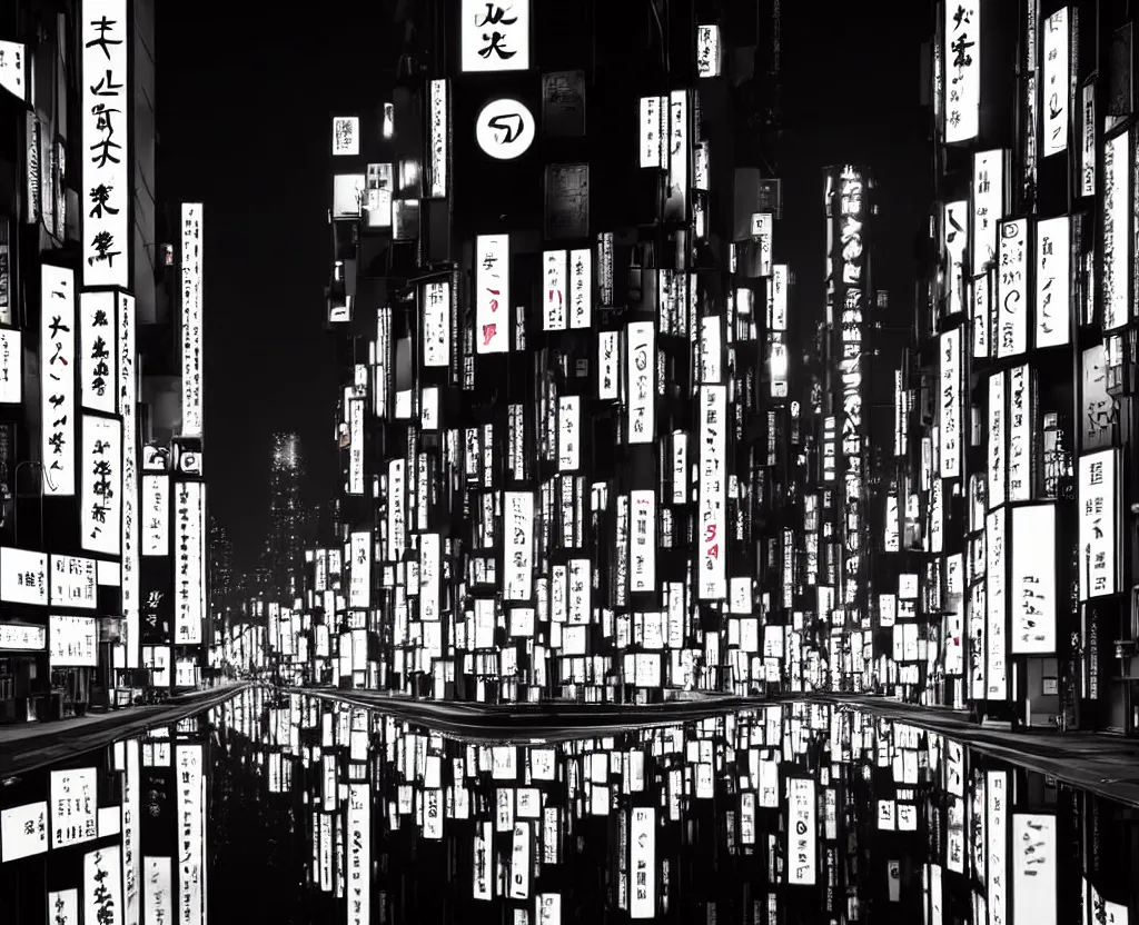 Image similar to beautiful!!! overwhelming!!!!! studio photograph of japan at night, reflective intricate puddles, beautiful tall luxurious neon buildings with advertisements, cars and crowd, traffic lights, dense atmosphere, stunning composition, moon rays, beautiful calming atmosphere, studio level quality, photography, hyperdetailed