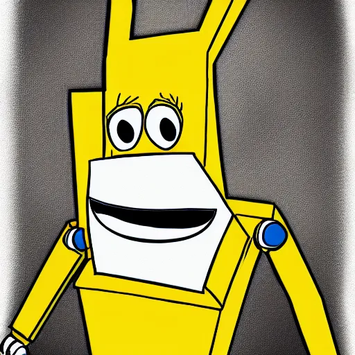 Prompt: Robotic bill cipher, ultrarealistic cartoon style