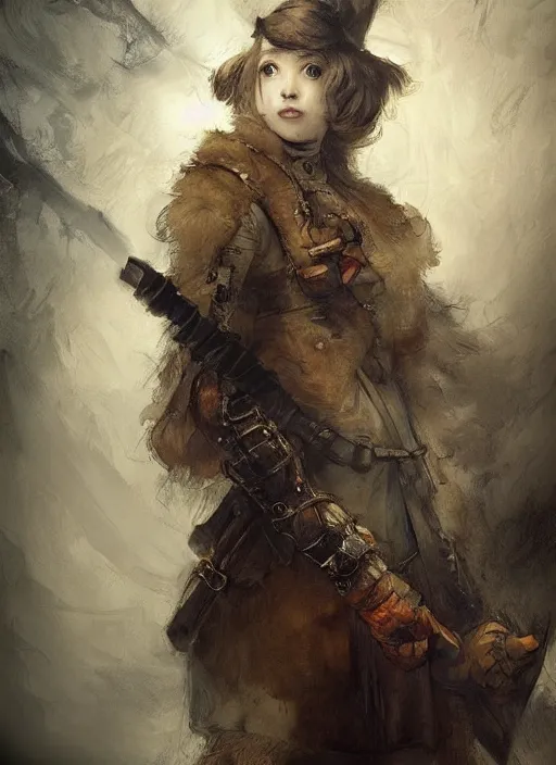 Prompt: concept art of comiket cosplay, pinterest, artstation trending, behance, highly detailed, by rembrandt, by joseph mallord william turner