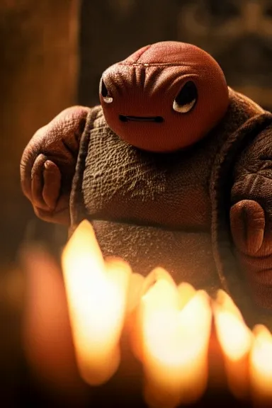 Image similar to very very intricate photorealistic photo of a goomba in an episode of game of thrones, photo is in focus with detailed atmospheric lighting, award - winning details
