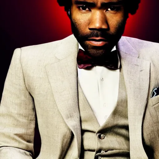 Prompt: Donald Glover as the Godfather