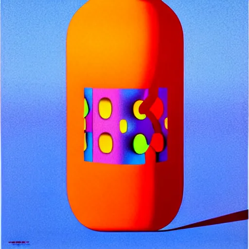 Image similar to apple bottle by shusei nagaoka, kaws, david rudnick, airbrush on canvas, pastell colours, cell shaded, 8 k