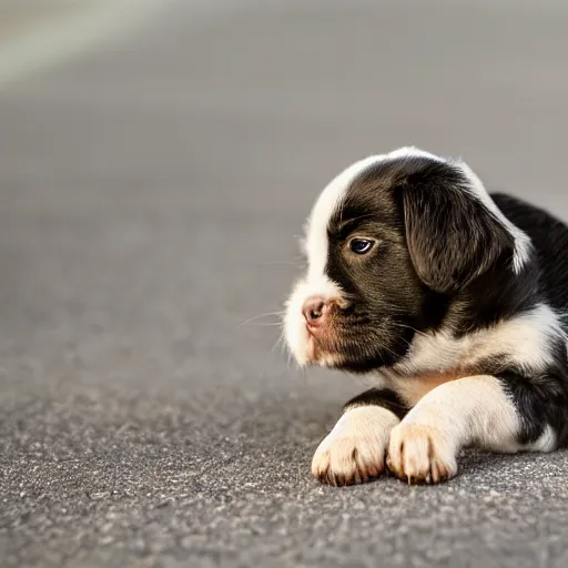 Image similar to a puppy the size of a grain of rice