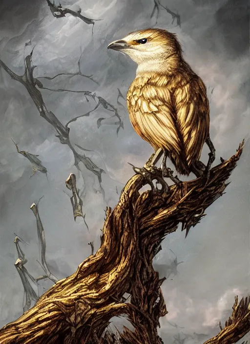 Image similar to the shrike from hyperion, fantasy art, highly detailed, incredibly high quality, dramatic lighting,