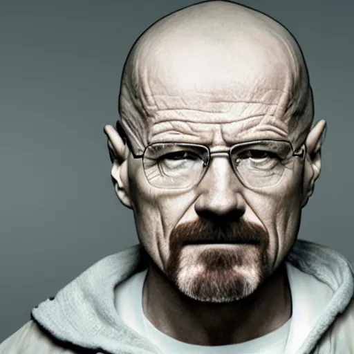 Prompt: Walter White slowly transforming into mashed potato