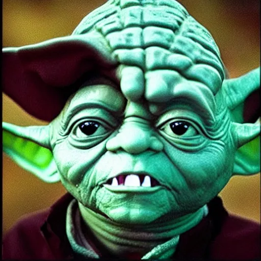 Image similar to yoda in a rockband