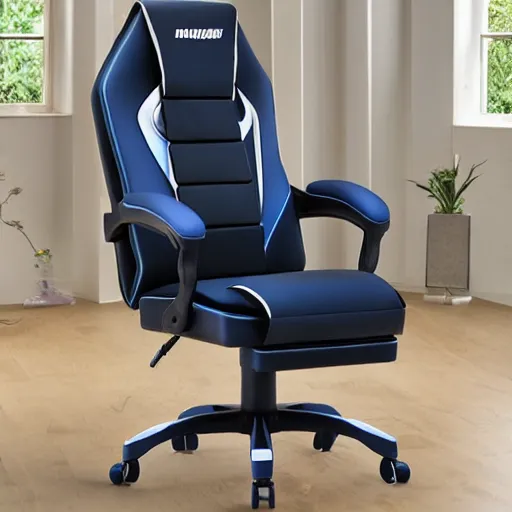 Image similar to Gaming Chair made of Midjets, product photo, innovative