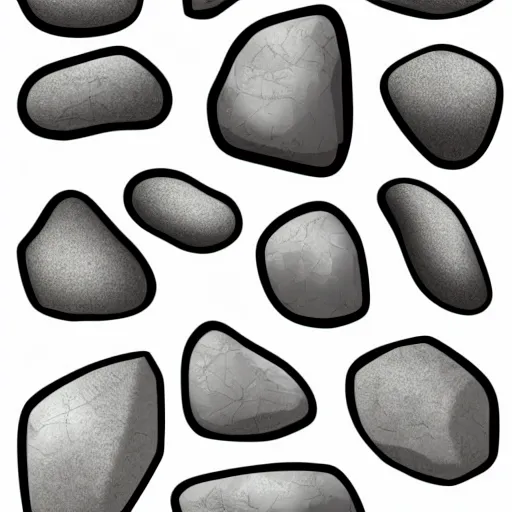 Image similar to boulder stones clipart vector design illustration. stones set. vector clipart print