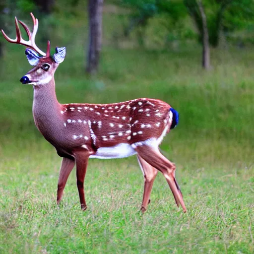 Prompt: a majestic deer, iconic logo symbol