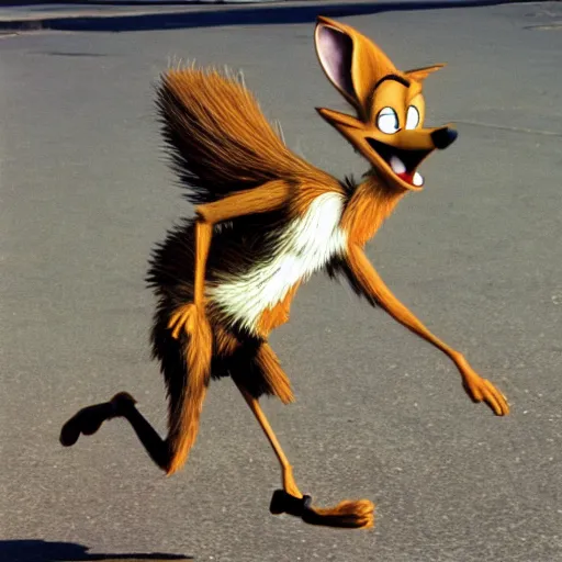 Image similar to wile e coyote