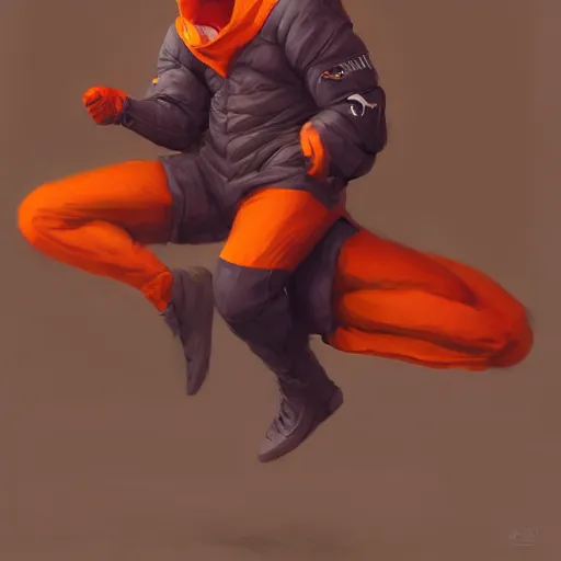 Prompt: a award winning commission portrait of a fit anthro dragon wearing an orange tracksuit,digital art,art by greg rutkowski,character design by charles bowater,detailed face,hyperdetailed,photorealistic,artstation,deviantart,4k,western comic art,sharp,high definition