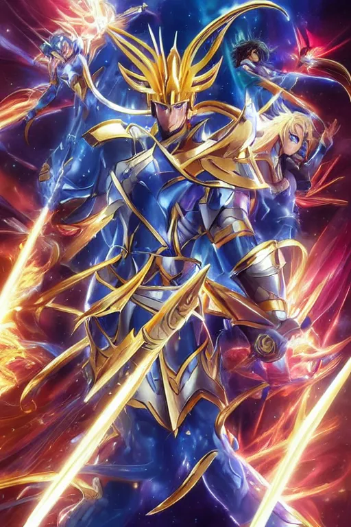 Image similar to 2 0 2 2 knights of the zodiac saint seiya battle for sanctuary hero suit armor comics mask minimalist verytoon nautiljon animes toei animation namco bandai, art by artgerm and greg rutkowski and magali villeneuve