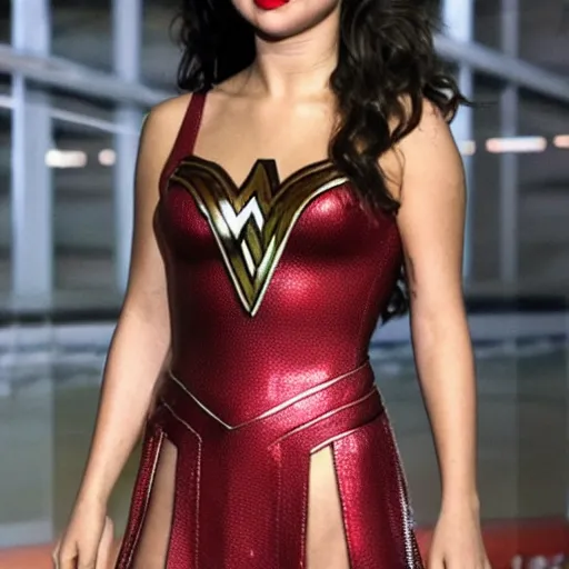 Image similar to wonder women starring Selena Gomez,