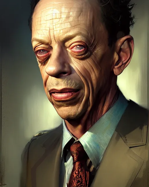 Image similar to portrait of don knotts, crime character portrait, ultra realistic, concept art, intricate details, highly detailed by greg rutkowski, gaston bussiere, craig mullins, simon bisley