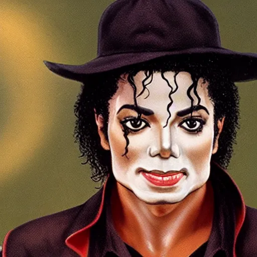 Prompt: A still of Michael Jackson as Obi wan kenobi realistic,detailed,close up