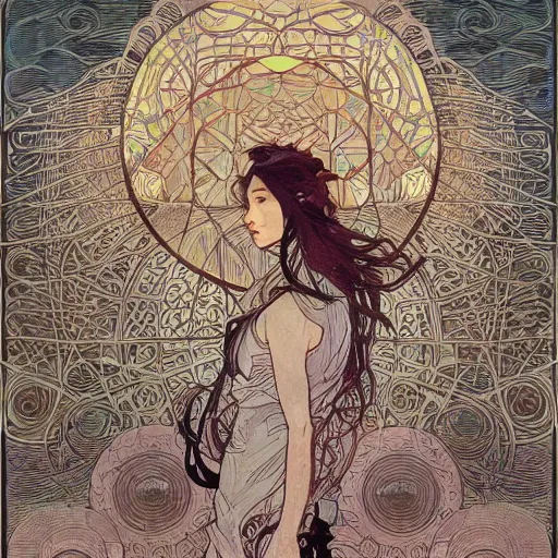 Prompt: rain wind torrential downpour euclid monster of the elements by alphonse mucha yoji shinkawa victo ngai 8 0 s cartoon heavy metal hyperdetailed intricate beautiful interwoven fibers of death