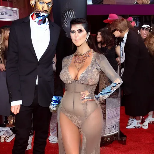 Prompt: travis barker and kourtney kardashian