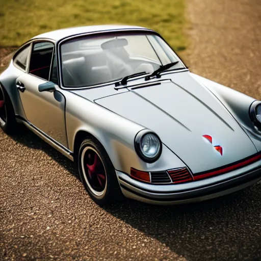 Prompt: close up photo of a porsche 9 1 1 9 6 4 carrera 2, cinematic, shallow dof, 3 5 mm, 4 k, macro