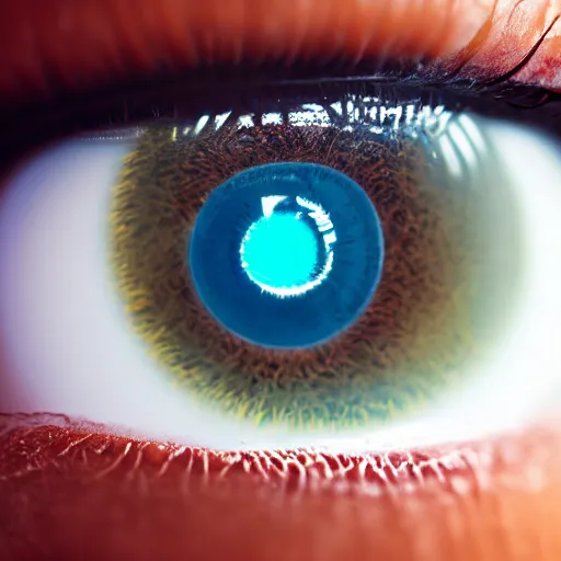 Prompt: macro photo of eye with the earth inside pupil, photorealistic, stock, octane render, cinema 4 d, macro photography