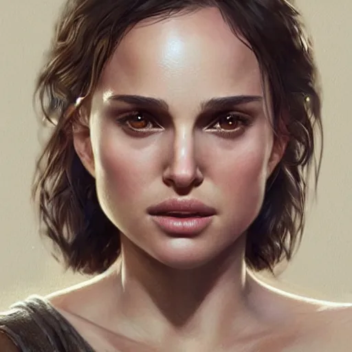 Image similar to ultra realistic illustration, natalie portman from last of us, intricate, elegant, highly detailed, digital painting, artstation, concept art, smooth, sharp focus, illustration, art by artgerm and greg rutkowski and alphonse mucha