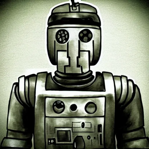 Prompt: A cute hipster Cyberman