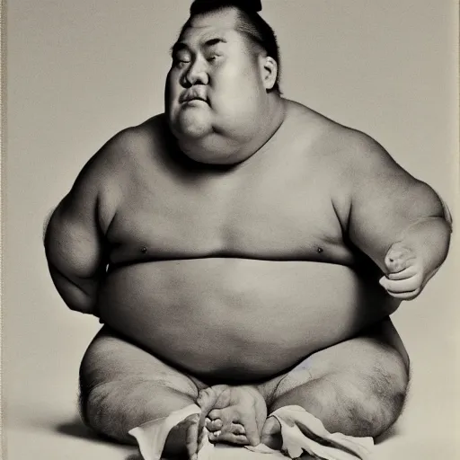 Prompt: sumo wrestler, studio photo - n 9