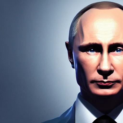 Image similar to portrait of vladimir putin, 8 k uhd, unreal engine, octane render in the artstyle of finnian macmanus, john park and greg rutkowski