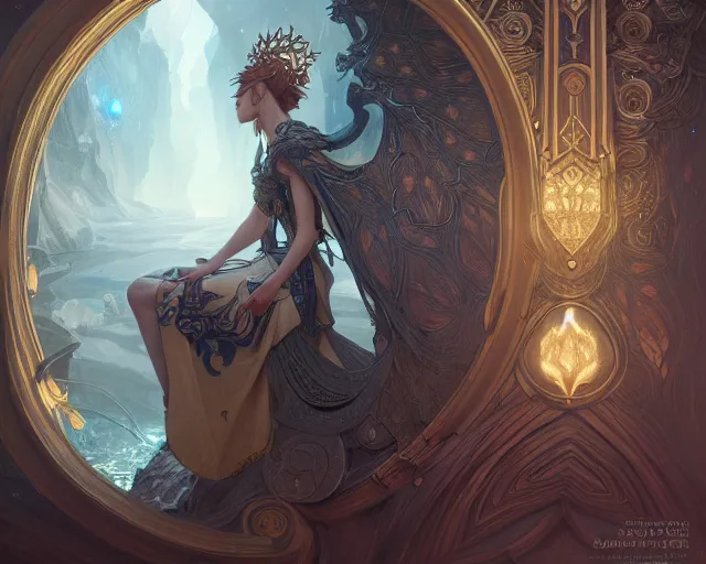 Image similar to photography of georg jensen, deep focus, d & d and mtg, fantasy, intricate, elegant, highly detailed, digital painting, artstation, concept art, matte, sharp focus, illustration, hearthstone, art by artgerm and greg rutkowski and alphonse mucha