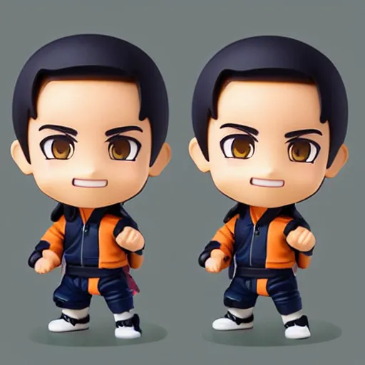 Prompt: high quality portrait flat matte painting of cute boy in the style of nendoroid and Toon naruto , flat anime style, thick painting, medium close-up