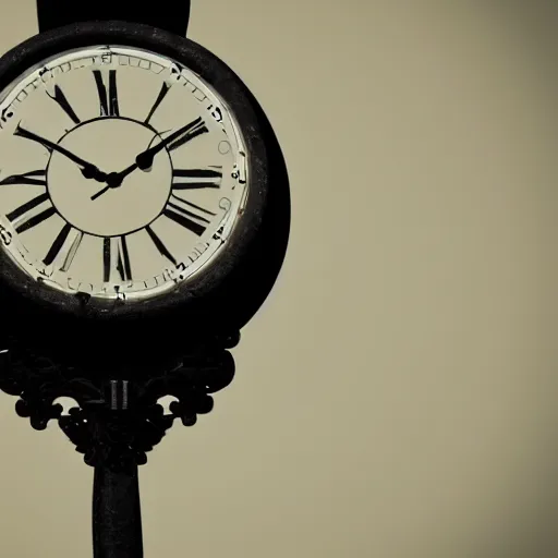 Image similar to photo of a clock with human features