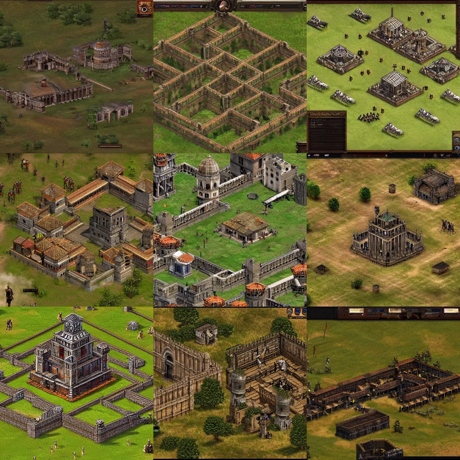 Prompt: panopticon in age of empires