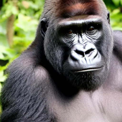 Prompt: photo of a gorilla