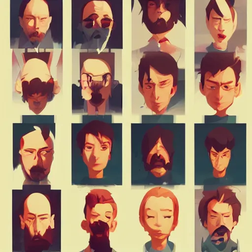 Image similar to face icon stylized minimalist steven king, loftis, cory behance hd by jesper ejsing, by rhads, makoto shinkai and lois van baarle, ilya kuvshinov, rossdraws global illumination