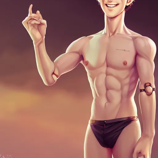 Image similar to a very beautiful young mature anime mark zuckerberg, full body, joyful smile, human emotions, robotic body, bikini, miniskirt, highly detailed, cinematic wallpaper by stanley artgerm lau