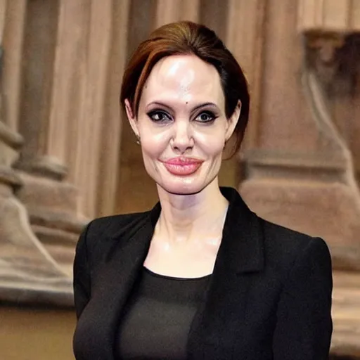 Prompt: voldemort is angelina jolie