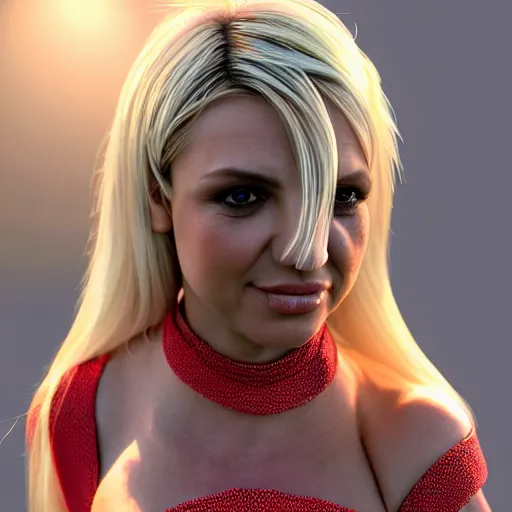 Image similar to daz3d genesis 8 female britney spears wearing mekhela bihu dress, Iray shaders, studio HDRI soft lighting, natural skin textures ultra hd 8k, ray traced, unreal engine, cinematic realistic portrait, face, beauty expressive pose, bare shoulders, fantasy, intricate, elegant, highly detailed, digital painting, artstation, concept art, smooth, sharp focus, illustration, art by artgerm and greg rutkowski and alphonse mucha