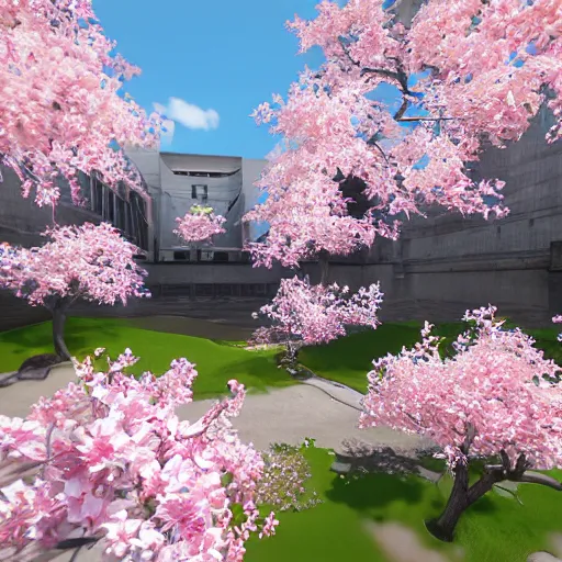 Image similar to sakura unreal engine