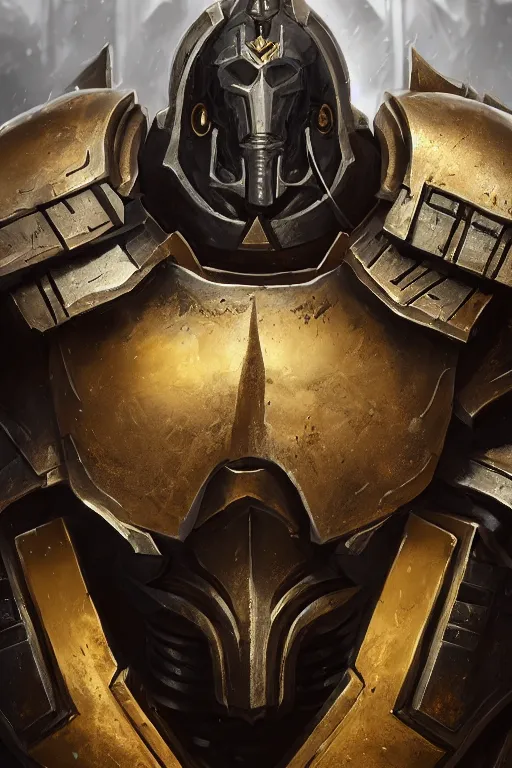 Image similar to armor portrait heros warhammer 4 0 k horus heresy fanart - the primarchs emperor by johannes helgeson animated with vfx concept artist & illustrator global illumination ray tracing hdr fanart arstation zbrush central hardmesh 8 k octane renderer comics stylized