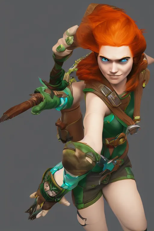 Image similar to Windranger from Dota 2, high fantasy, detailed face, artstationhd, trending on artstation