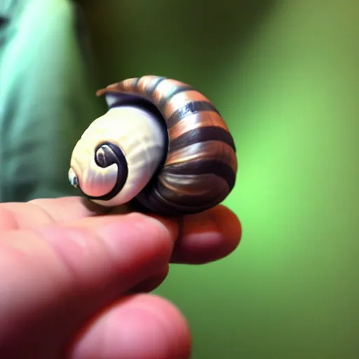 Image similar to video game snail smiling