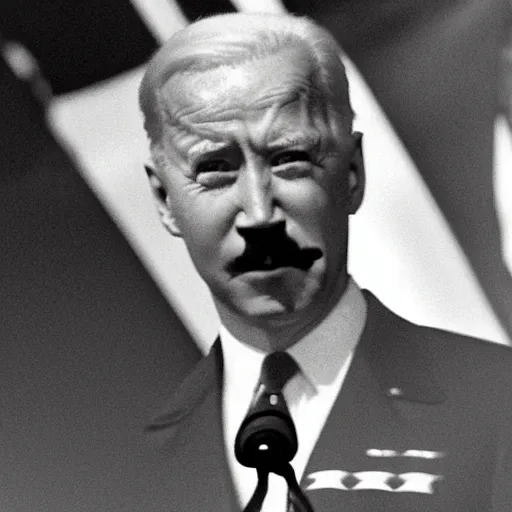 Image similar to biden as hitler