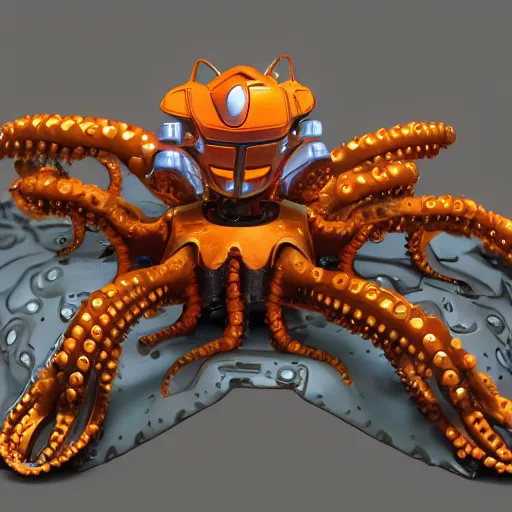 Image similar to octopus Mecha hy-gogg, 8k resolution, realistic