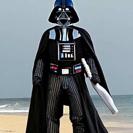 Prompt: Darth Vader as a pirate in pirates of the caribbean